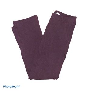 Betabrand Maroon Dress Pant Leggings Size Small